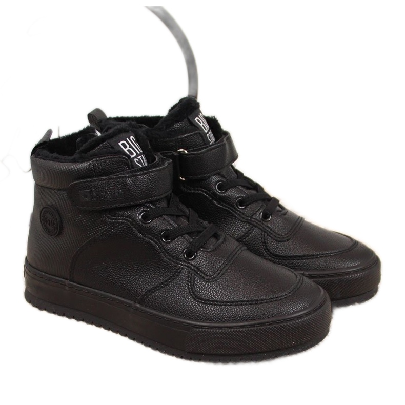 Gyerek tornacipő szigetelt fekete Big Star GG374040