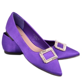 Elegáns balerinák Lorella Purple kövekkel ibolya Elegáns balerinák Lorella Purple kövekkel ibolya