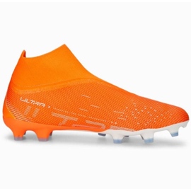 Puma Ultra Match+ Ll FG/AG M 107243 01 futballcipő narancssárga narancs és vörös