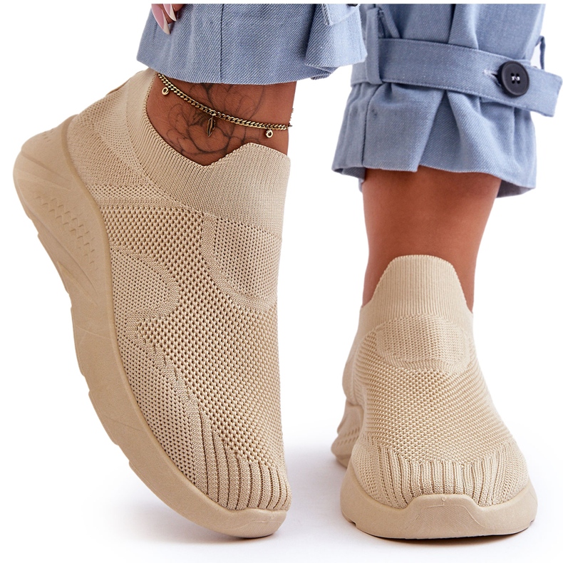 PG1 Női felbújós sportcipő Bézs Claris