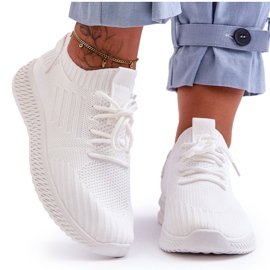 PG1 Női felbújós textil tornacipő Fehér Zauna