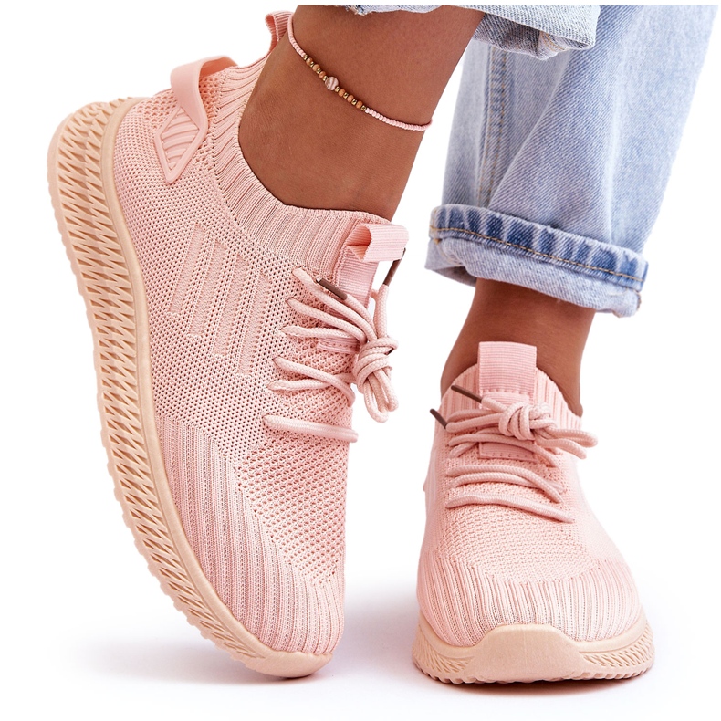 PG1 Női bebújós textil tornacipő Pink Zauna rózsaszín