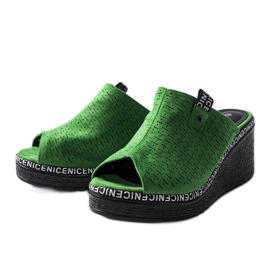 A márka zöld szandálja Fulvia