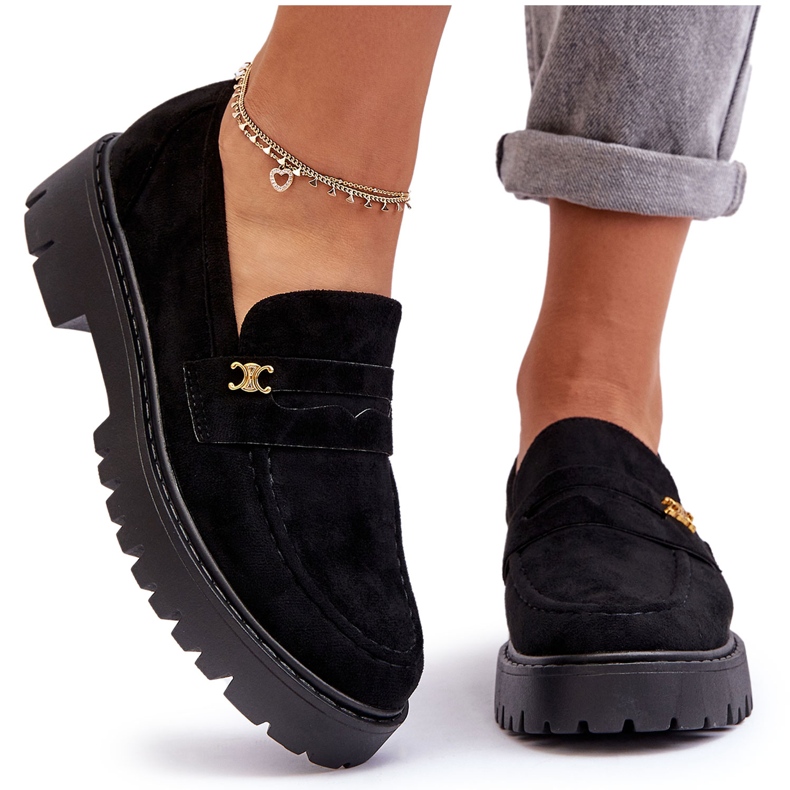 PS1 Velúr naplopók fekete esperta díszítéssel