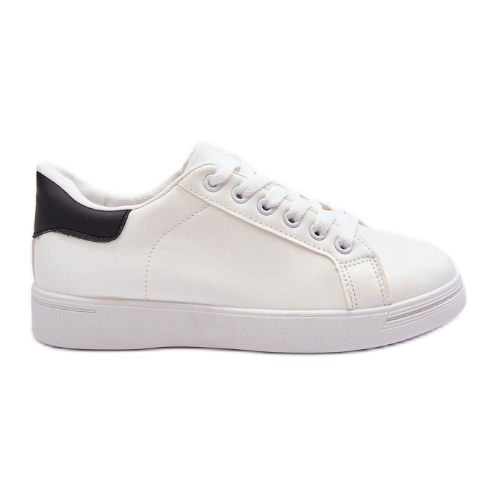 Női klasszikus sportcipő fehér és fekete Corrine