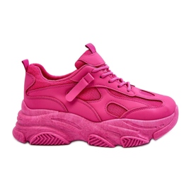 PG1 Női vaskos platform tornacipő Fuchsia Agnenia rózsaszín