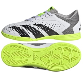 Adidas Predator Accuracy.4 In Jr IE9440 futballcipő fehér fehér
