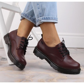 Big Star cipő W INT1569B bordó piros Big Star cipő W INT1569B bordó piros