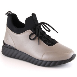 Rieker Remonte W RKR611A bézs bőr cipő Rieker Remonte W RKR611A bézs bőr cipő