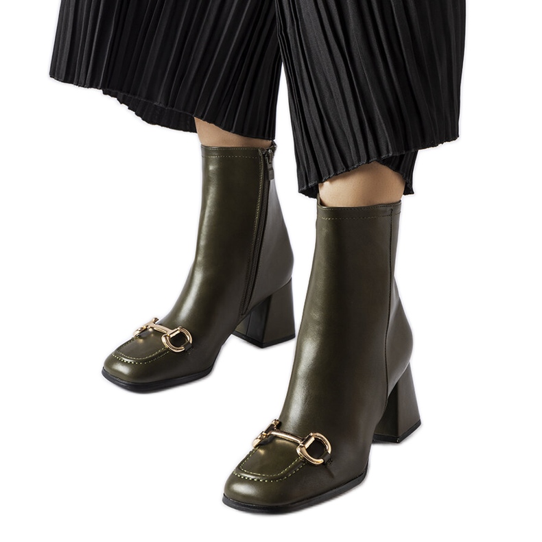 Castione zöld bokacsizma