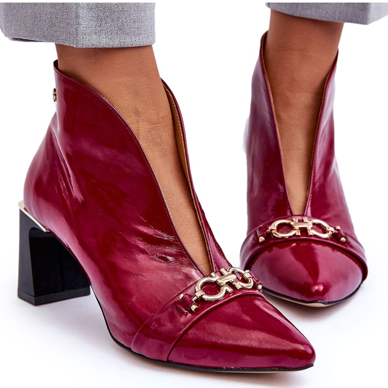 Sarkú bőrcsizma Maciejka 05262-15 fukszia rózsaszín Sarkú bőrcsizma Maciejka 05262-15 fukszia rózsaszín