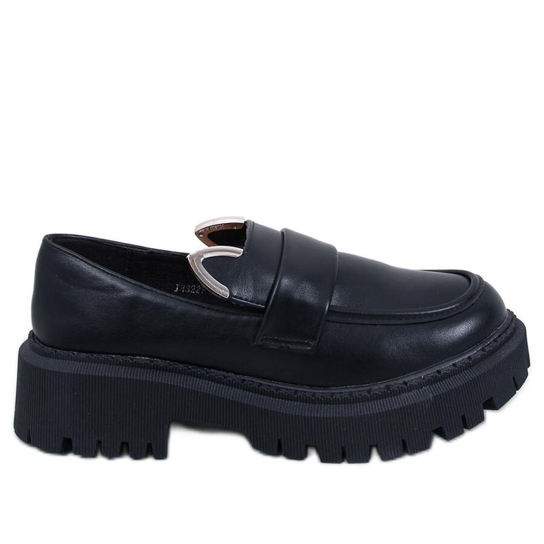 Bunnies Black platform mokaszin fülekkel fekete Bunnies Black platform mokaszin fülekkel fekete