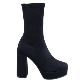 Platform csizma Baldacci Fekete