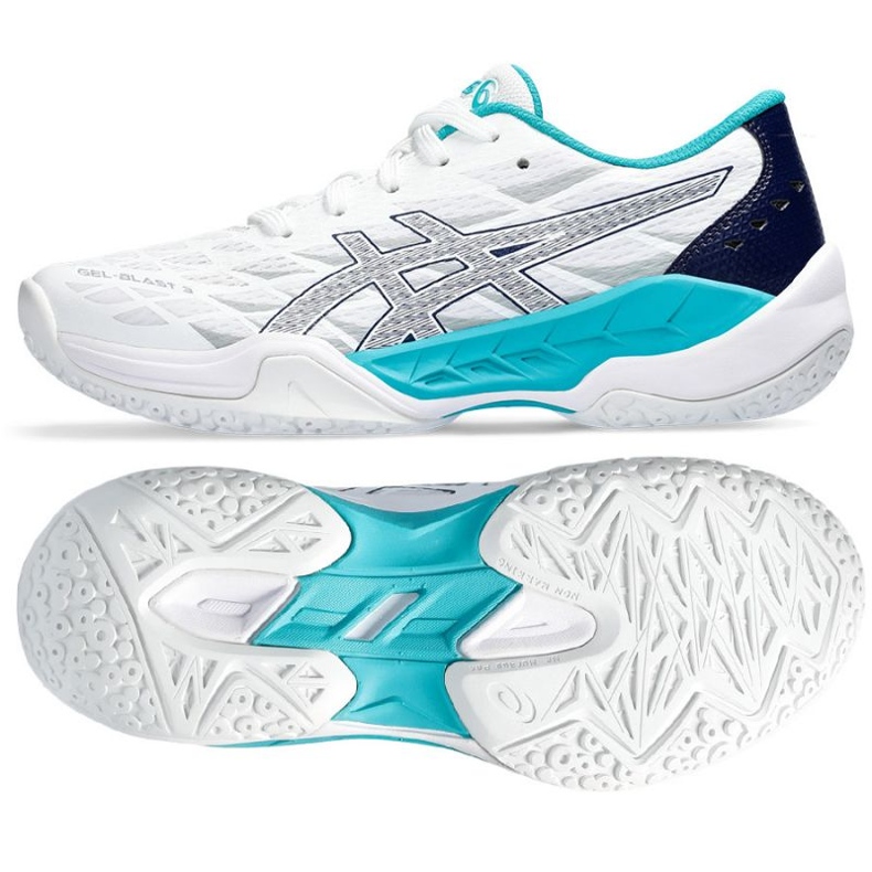 Asics GEL-Blast 3 Gs W 1074A035-100 cipő fehér fehér