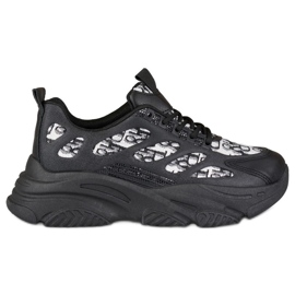 Emis fekete női tornacipő