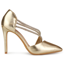 Elegáns arany tűk Arany aranysárga Elegáns arany tűk Arany aranysárga