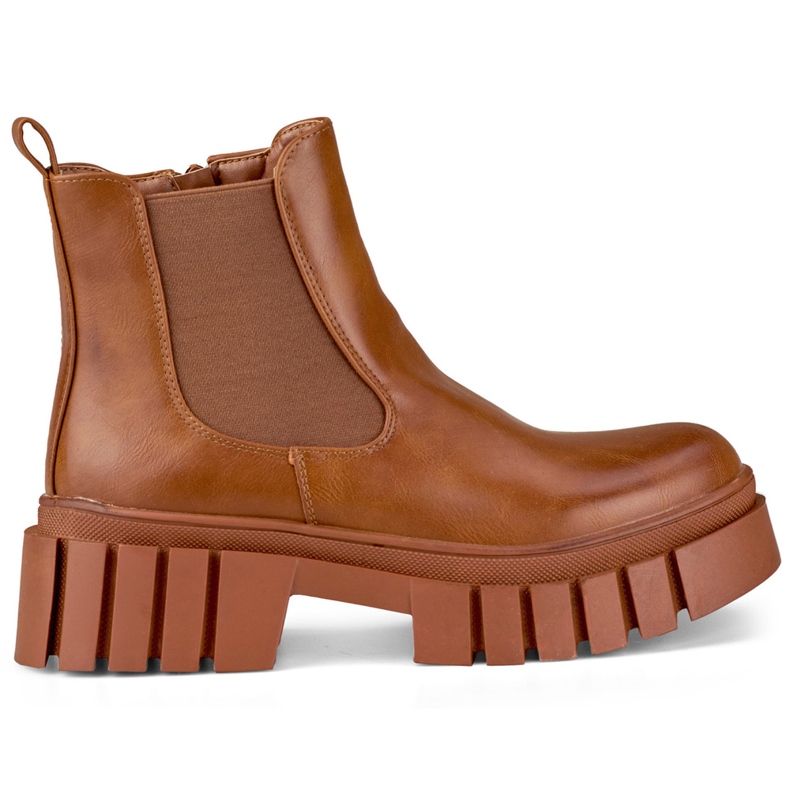 Veris női barna munkacsizma