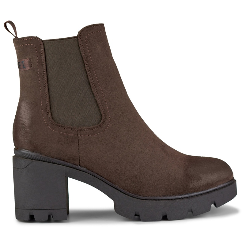 Klasszikus velúr női csizma Adeline barna