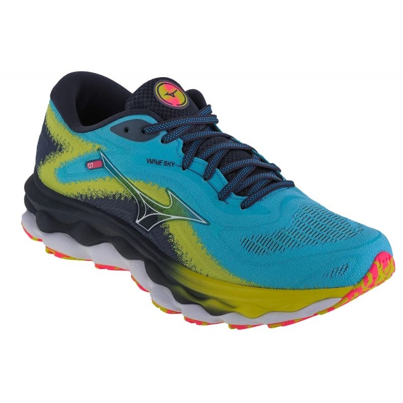 Mizuno Wave Sky 7 M J1GC230203 cipő kék Mizuno Wave Sky 7 M J1GC230203 cipő kék