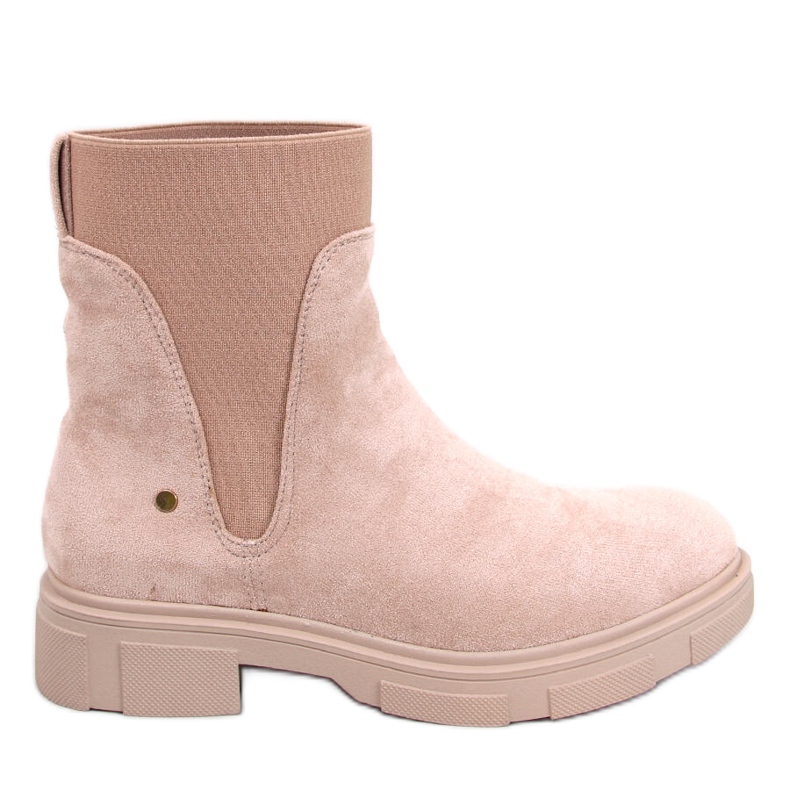 Mead Khaki női Chelsea csizma bézs