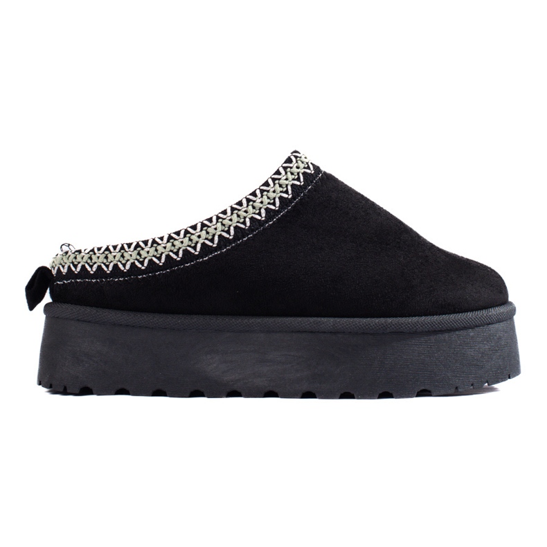 Fekete velúr papucs a Shelovet márkától