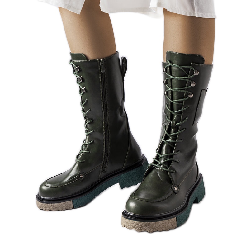 Nebida zöld magas csizma Nebida zöld magas csizma