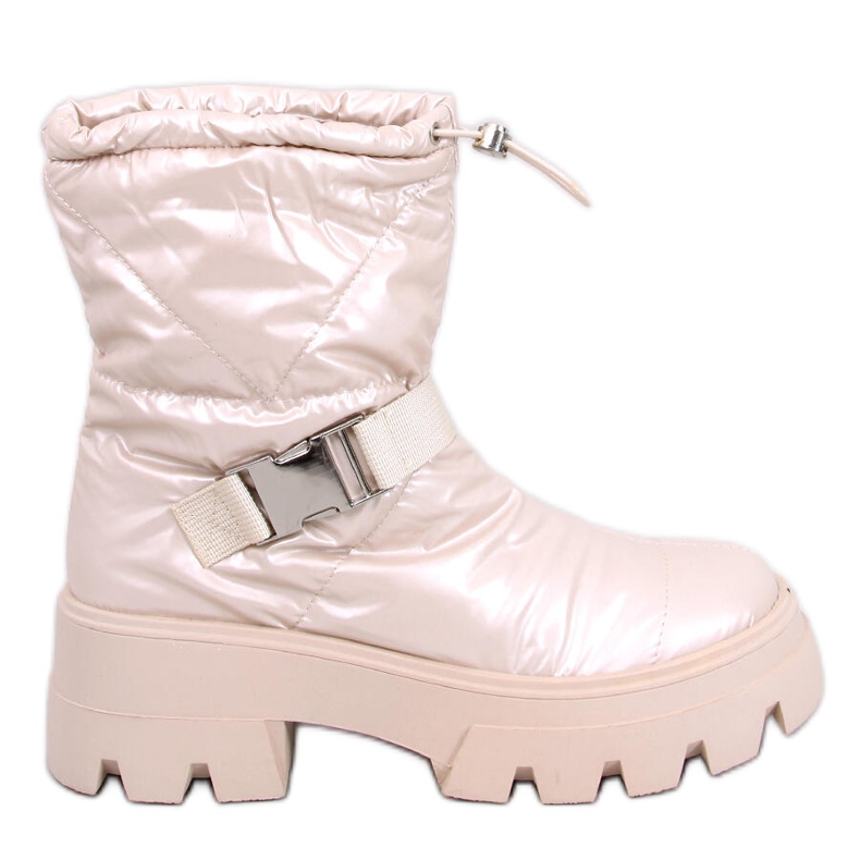 Bisset Beige nylon csizma bézs