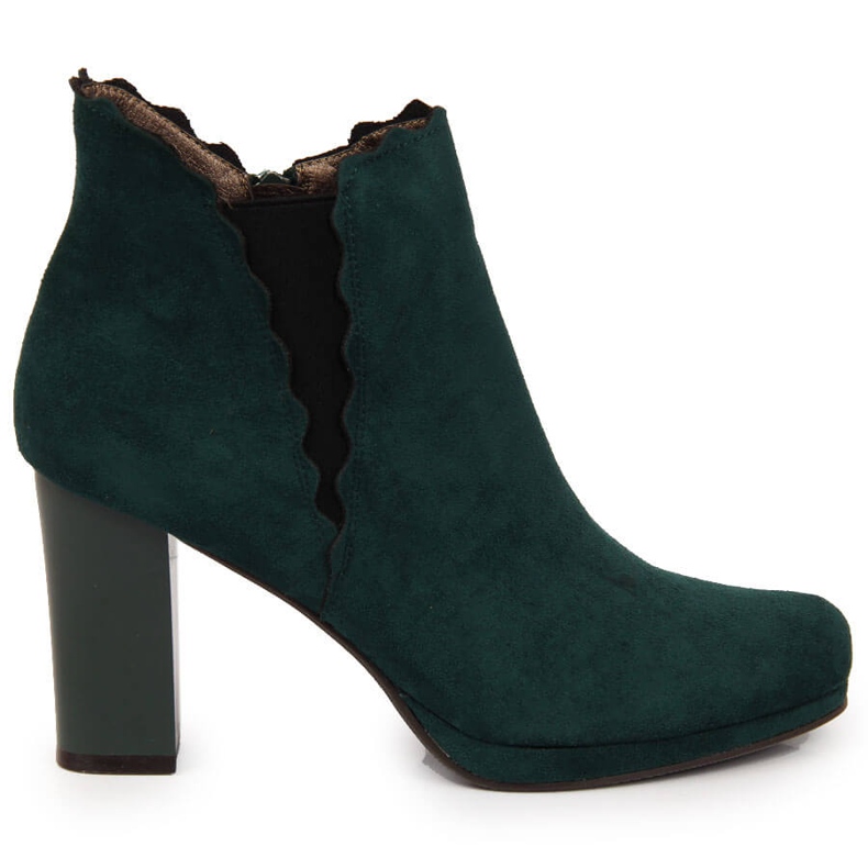 Női hőszigetelt bokacsizma, zöld Jezzi FAF125-12