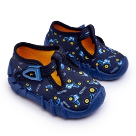 BEFADO S.A. Befado fiú papucs cipő 110P477 sötétkék