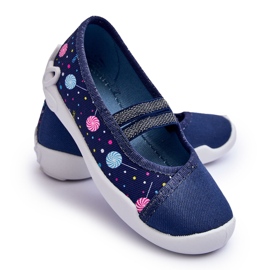 BEFADO S.A. Befado balerina papucs 116X316 sötétkék