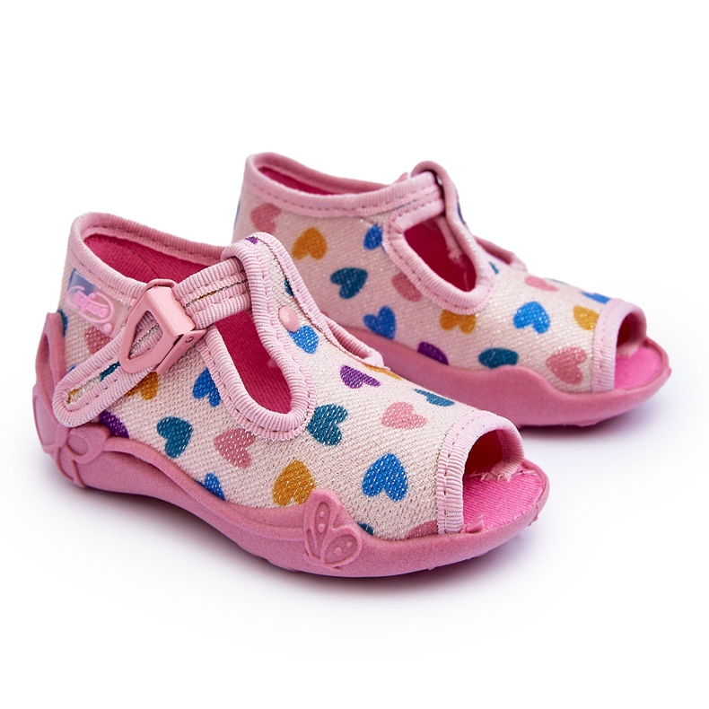 BEFADO S.A. Befado Heart Slippers Szandál 213P140 Pink rózsaszín