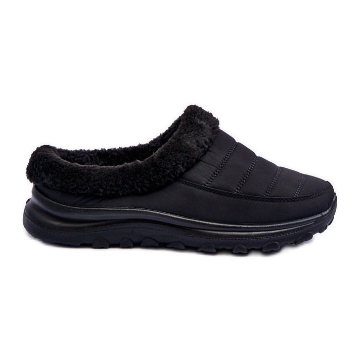Fekete Olwina Slip-on Low Snow Boots