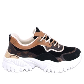 Nesbit Black wedge tornacipő fekete