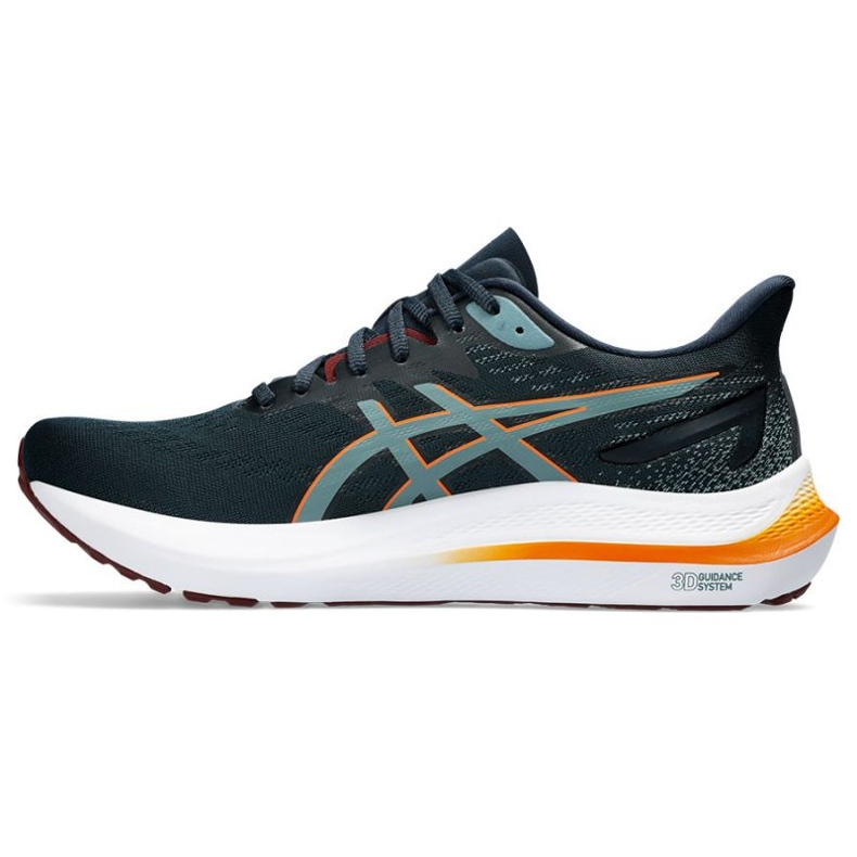 Asics GT-2000 12 M futócipő 1011B691 401 francia kék zöld Asics GT-2000 12 M futócipő 1011B691 401 francia kék zöld