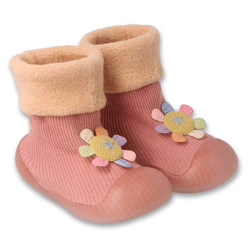 Befado baby 002P054 rózsaszín virággal