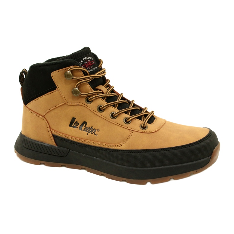 Férfi téli túracipő Lee Cooper LCJ-23-31-3047M Camel sárga
