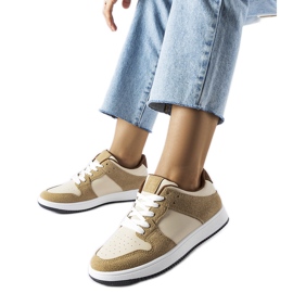 Inna Jacqueline bézs színű tornacipő