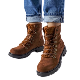 Hayed barna öko-velúr bokacsizma Hayed barna öko-velúr bokacsizma