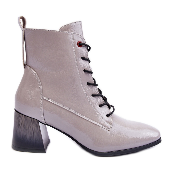 Vinceza Patent Bokacsizma Szürke Basciano