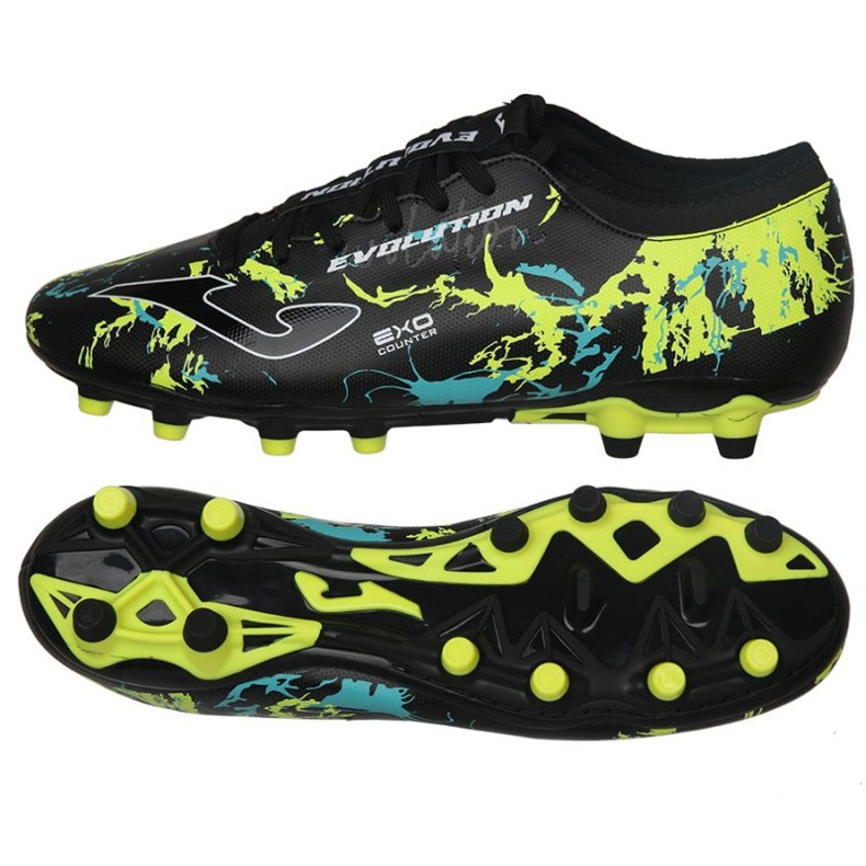 Joma Evolution 2301 Fg M EVOW2301FG futballcipő fekete