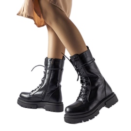 Fekete Juin hőszigetelt csizma Fekete Juin hőszigetelt csizma