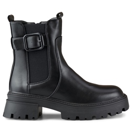 Klasszikus női táskák dekoratív csattal fekete