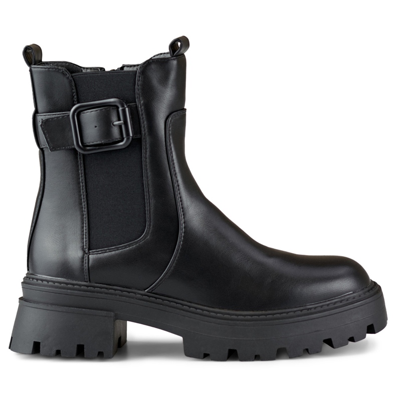 Klasszikus női táskák dekoratív csattal fekete