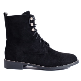 Shelovet fekete velúr női munkaruha