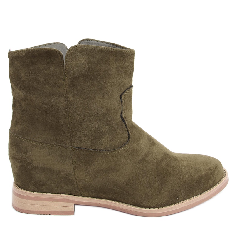 Csizma rejtett Deer Green éken zöld