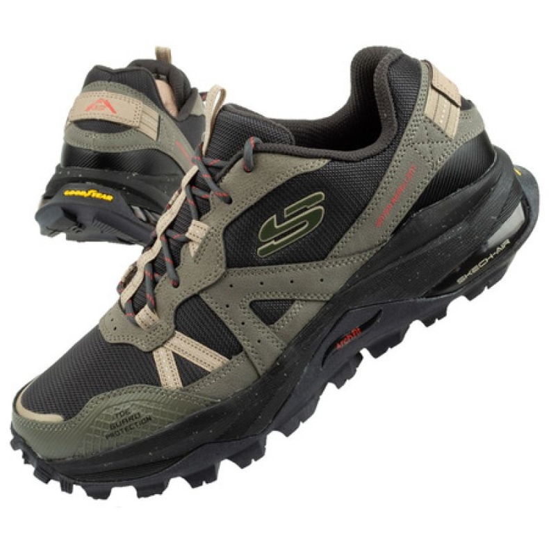 Skechers Arch Fit Trail M 237550 Olbk cipő zöld