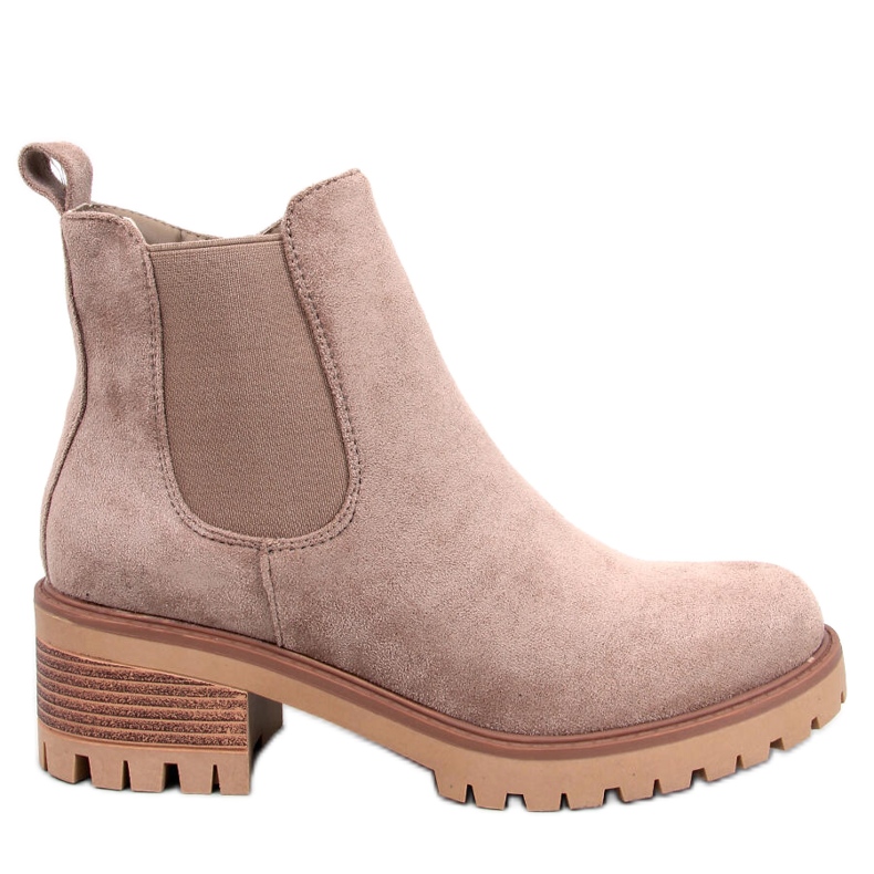 Bria Khaki Chelsea csizma bézs