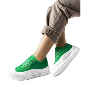 Green Rina platform tornacipő zöld