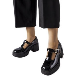 Fekete cipő Karino 4821/090-P BLACK/NAPLAK Fekete cipő Karino 4821/090-P BLACK/NAPLAK