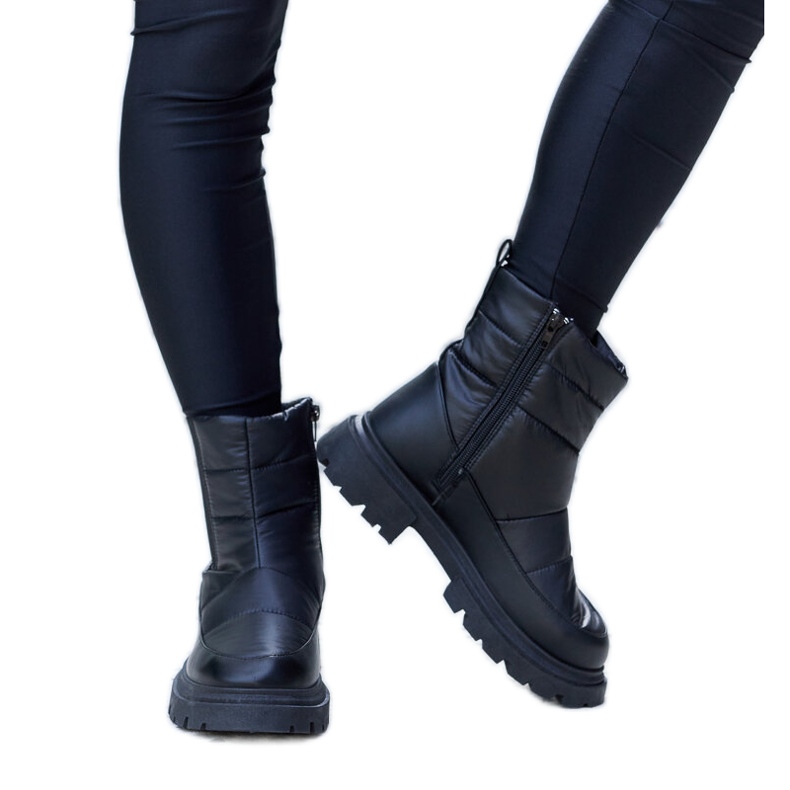 Fekete szigetelt Galvani hócsizma